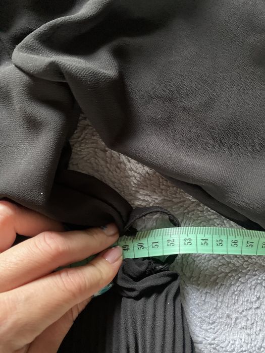 Czarna plisowana sukienka, rozmiar uniwerslany