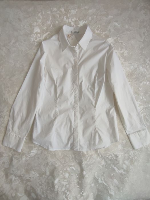 Сорочка mango з попліну вузького крою