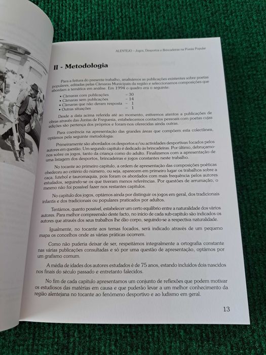 Alentejo - Jogos, Desportos e Brincadeiras na Poesia Popular