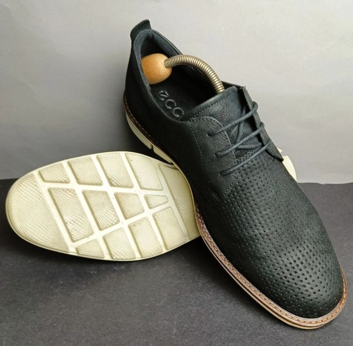 Ecco półbuty męskie r. 43 lekka podeszwa skóra naturalna!