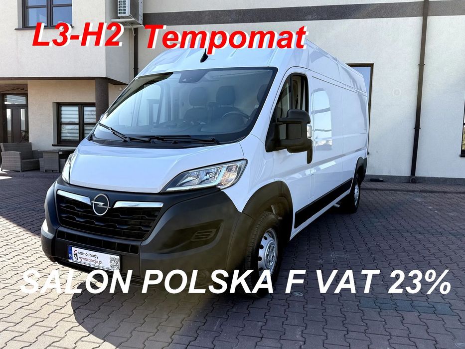 Opel Movano  2.2 CDTI 140KM L3-H2 Tempomat Salon Polska F VAT 23% GWARANCJA