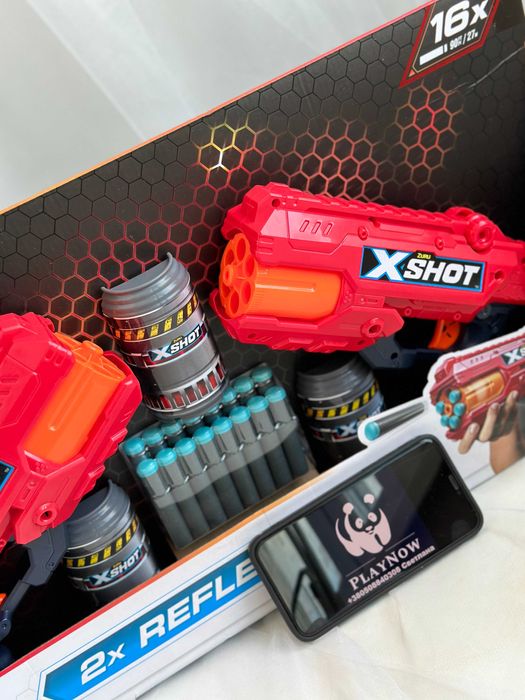 Детский Набор бластеров X-Shot Reflex Double детское оружие*