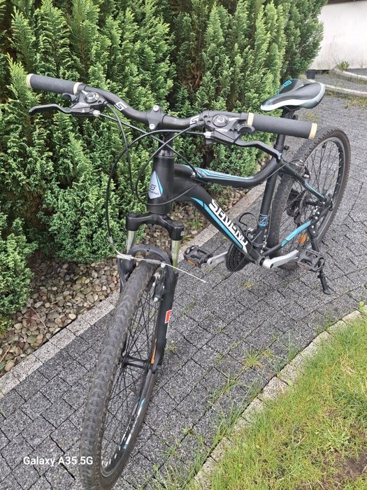 Rower Saveno niebiesko czarny