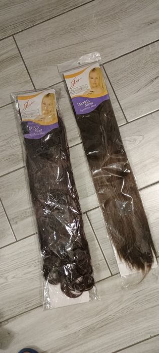 Przedłużki syntetyczne włosy doczepiane na zatrzaski