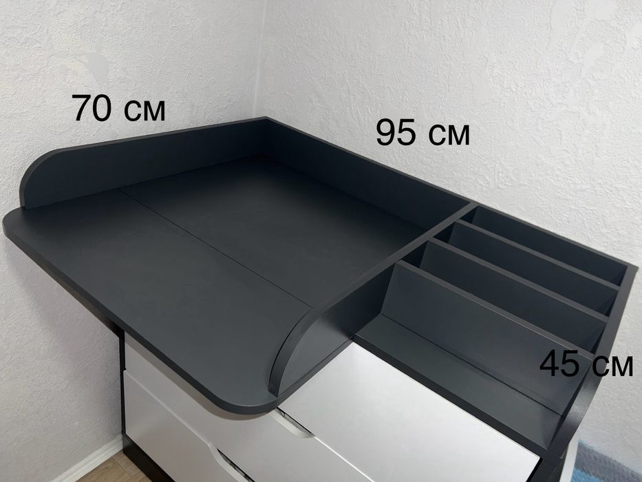 Зйомний сповивальний блок з відділеннями, накладний пеленатор