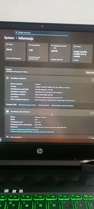 Laptop  HP z Gwarancją+Ubezpieczenie