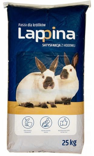 Karma dla Królików -Królik Wzrostowy - Lapina, Provimi, Cargill 25kg