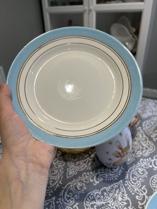 Буди, тарілки 20.5 см, фаянс, вінтаж