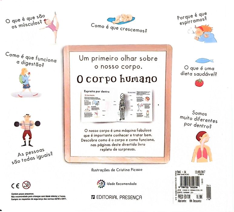 Livro - O Corpo Humano - Como novo 2017