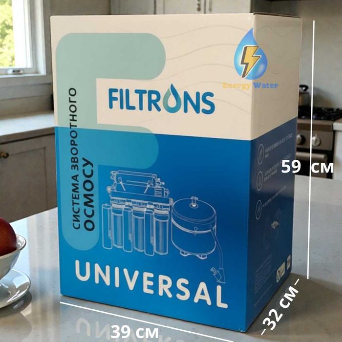 Зворотний осмос фільтр для води під мийку 5 ступенів очищення