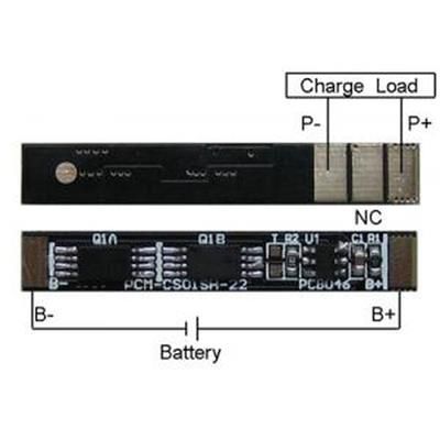 PCM BMS Li-Ion Li-Polymer 1S 3.6V 3.7V 5A