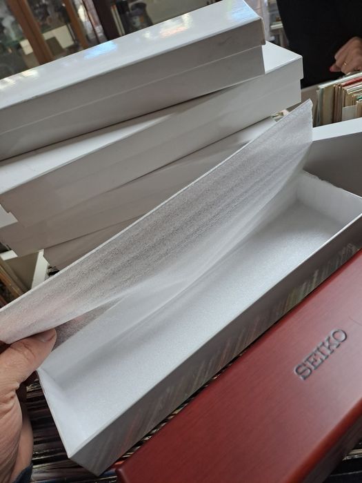 Caixas da Seiko de madeira