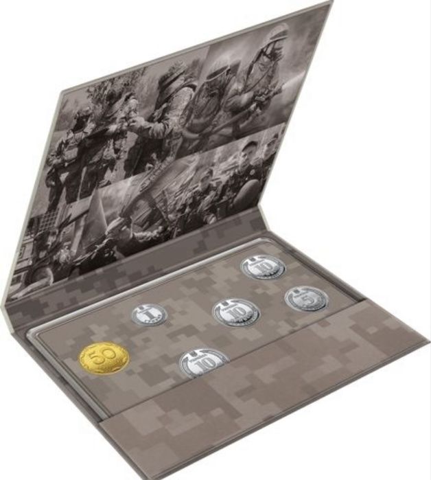 Річний набір монет "Монети України 2025" у сувенірному пакуванні