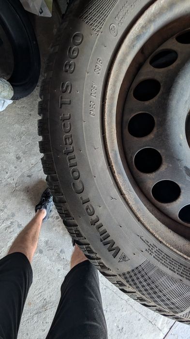 Felgi stalowe 4xR16 5x110 z oponami ( raczej śmietnik)