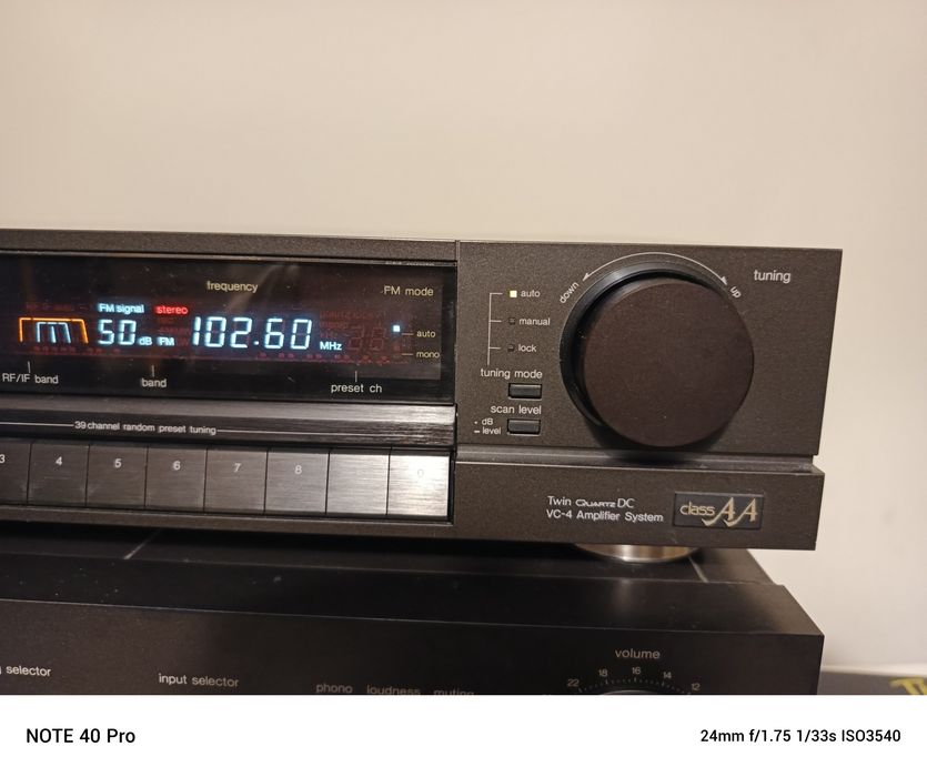 Technics tuner -radio.