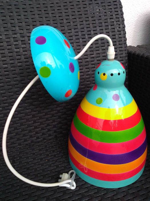 Candeeiro com riscas