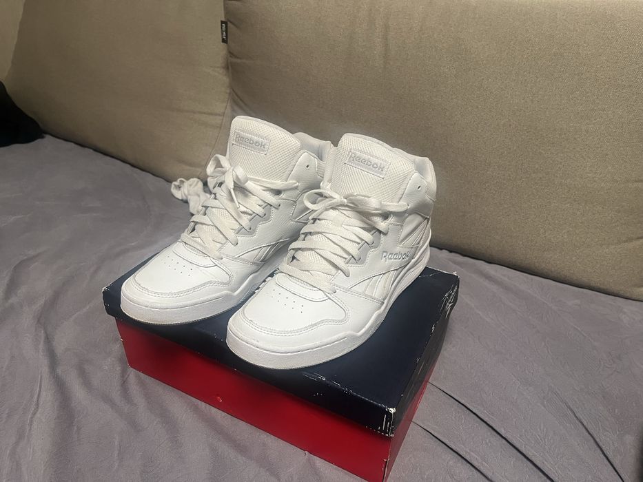 Reebok royal bb4500 hi высокие баскетбольные белые кроссовки