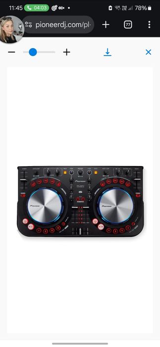 Konsola Dj Kontroler Pioneer WeGo USB Serato Traktor