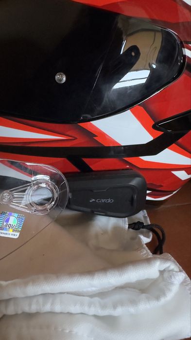 Capacete Agv lion K1S + Cardo