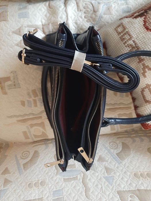 Сумка із екошкіри синього кольору марки «MICHAEL KORS»