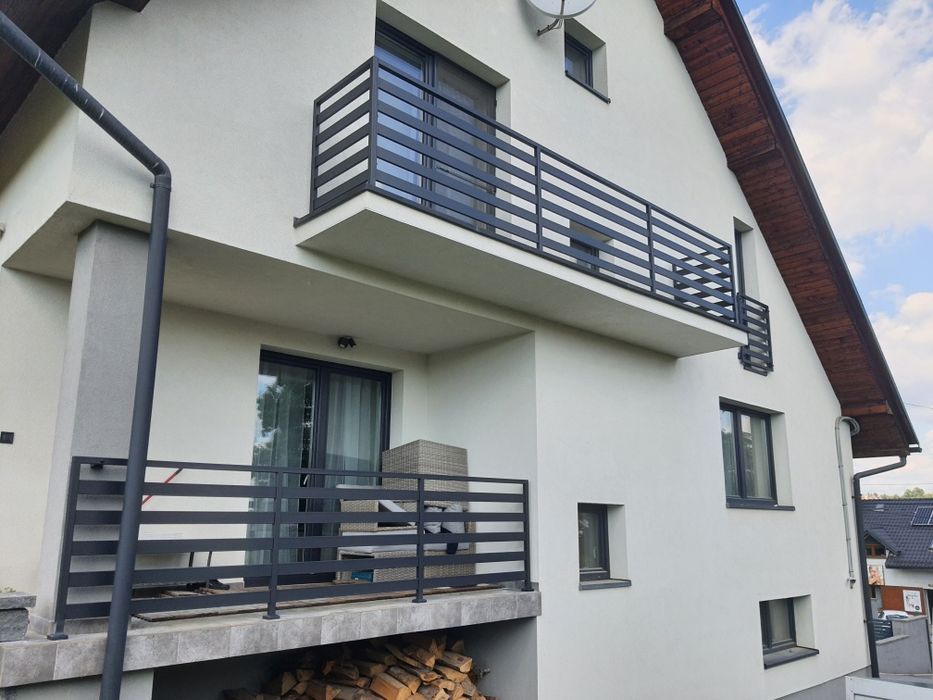 Balustrada panelowa 80x20 ocynk ogniowy