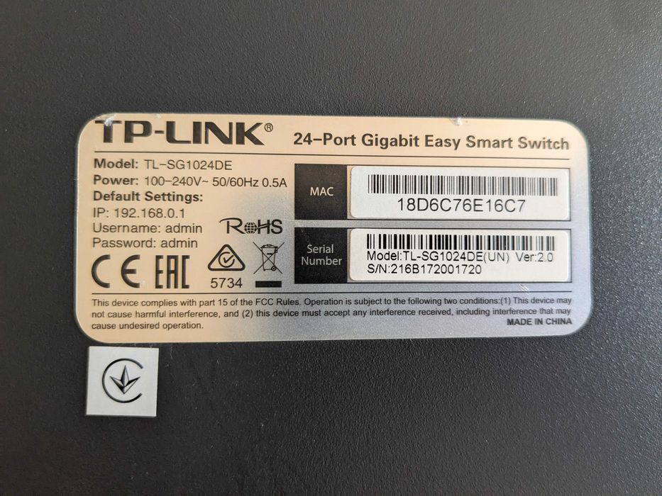 Комутатор TP-LINK TL-SG1024DE гігабітний, світч