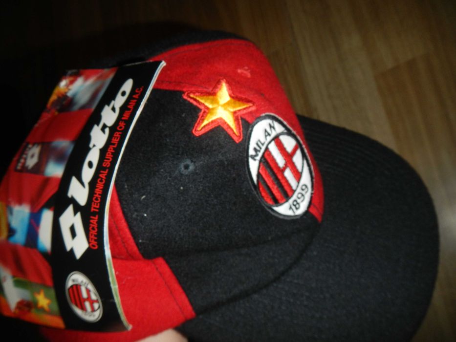 czapeczka Ac Milan Lotto vintage