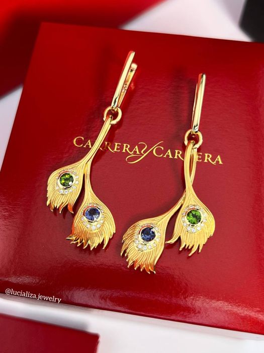 Золоті Сережки Carrera Y Carrera Оригінал з діамантами