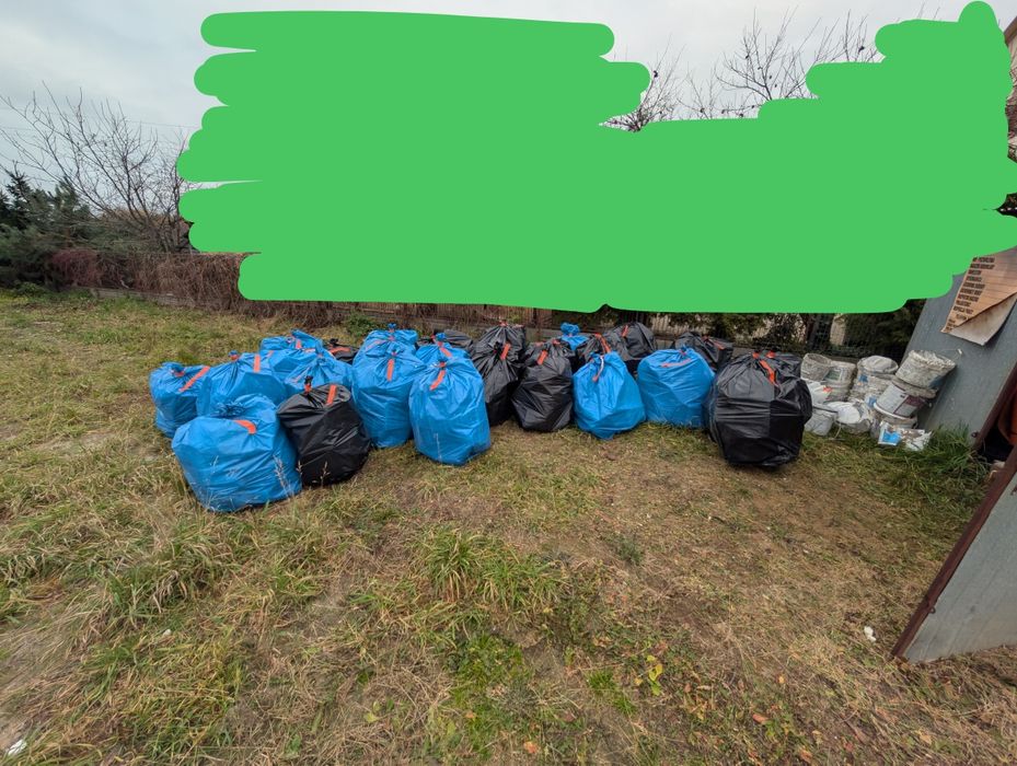 Styropian-odpady po elewacji