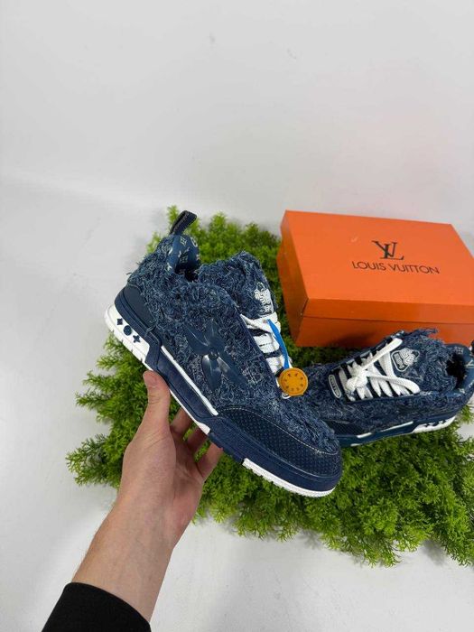 (БЕЗ ПЕРЕДОПЛАТИ) Louis Vuitton Skate луї віттон скейт трейнер сині
