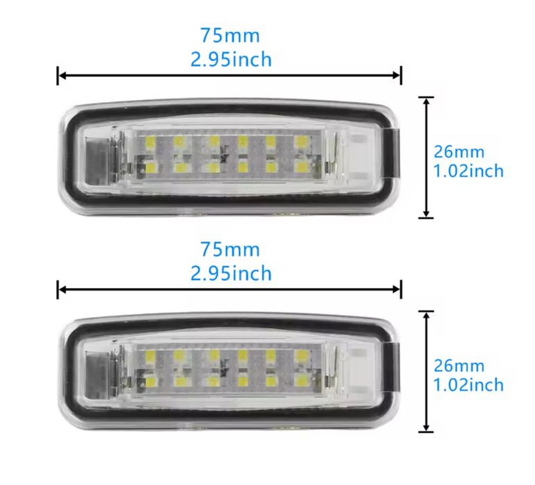 Led Подсветка Номера Ford Focus MK I SMD 1998-2004 вантажівок