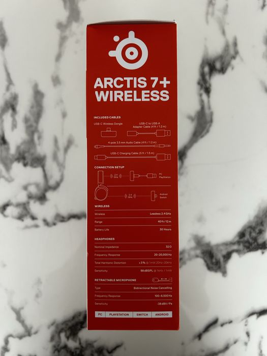 Fones s/ fio Steelseries Arctis 7+ c/ garantia