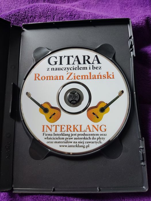Gitara z nauczycielem lub bez Roman Ziemlański. Płyta dvd