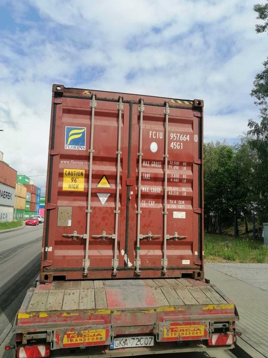 Kontener Morski 40HC Używany – Szczelny Magazyn 12m