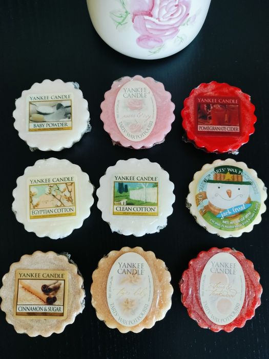 Difusor queimador de tartes cera & 9 tartes Yankee Candle