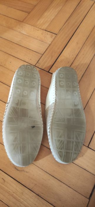 Letnie mokasyny skórzane