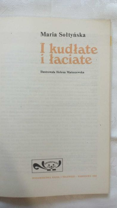 I kudłate i łaciate. Maria Sołtyńska 1986 Wartość antykwaryczna