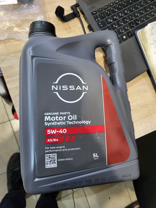 Масло моторное Nissan 5w40