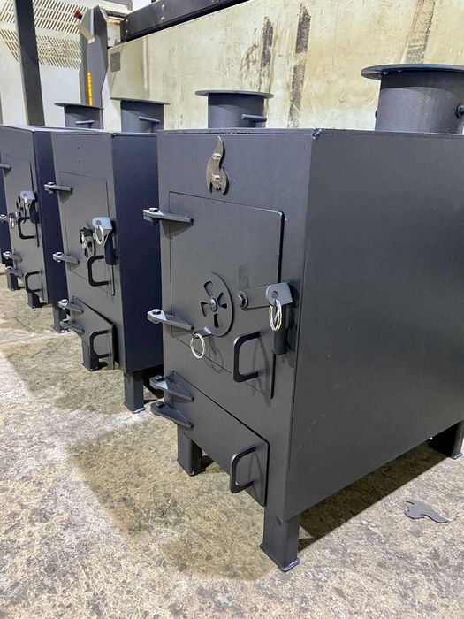 Буржуйка на 30 м2 Піч печка булерьян з конфоркою пічка камін груба