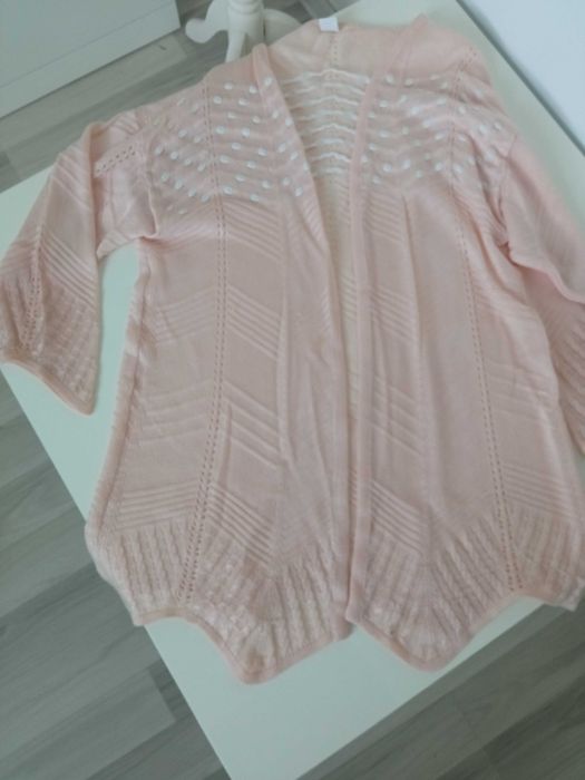 Damski długi sweter kardigan r XL