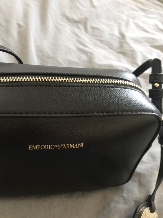 Emporio Armani torebka czarna, mała. Frida mini camera