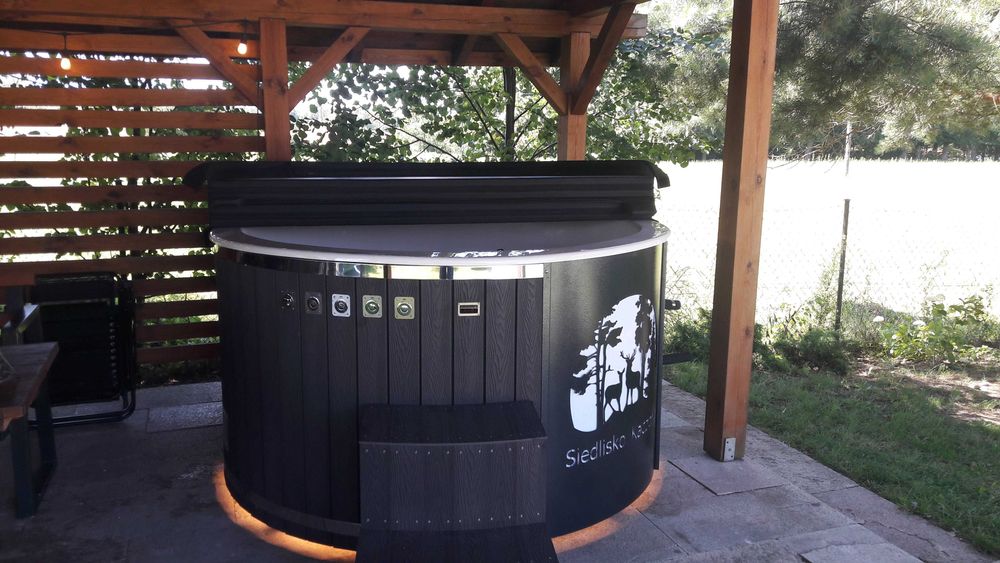 Balia Ogrodowa z Twoim Logo Beczka Kąpielowa Bania Sauna Jacuzzi Hydro
