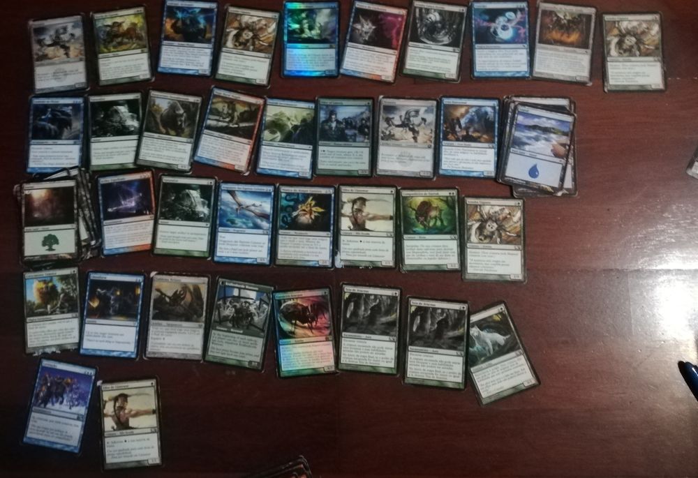 Baralho Cartas Magic Floresta e Ilha