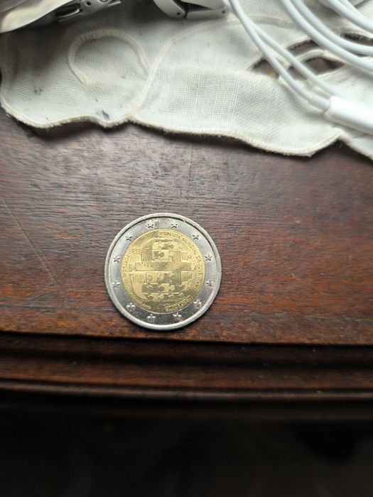 Moeda 2 euros  .