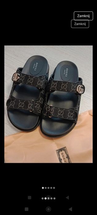 Klapki Gucci 40 nowość hit