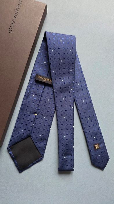 Krawat jedwabny LOUIS VUITTON + box