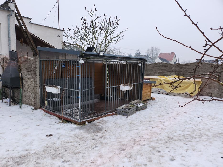 Kojec dla psa + podwójna buda