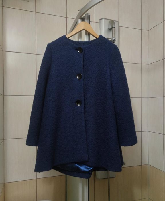 elegancka damska XL granatowa niebieska blue marynarka wieczorowa wyjś