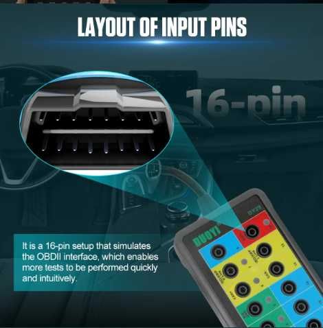 Комутаціонна колодка Автомобильный  Детектор Тестер Obd2 DUOYI DY29
