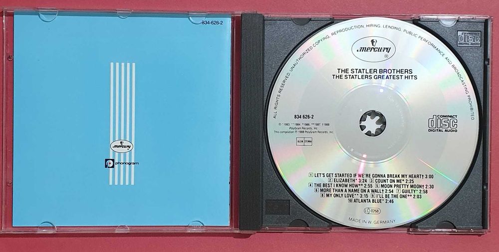 CD - The Statler Greatest Hits